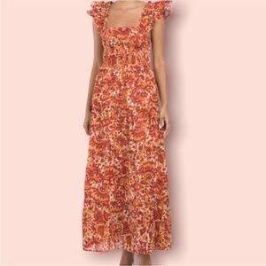 House of Harlow burnt orange maxi dress🍊